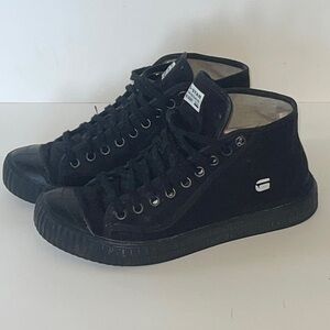 G-Star RAW original denim black sneakers men’s size 11 rare